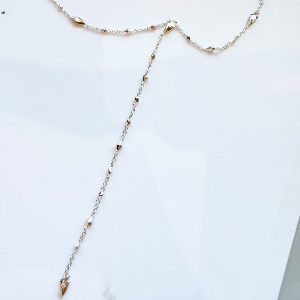 Kendra Scott Grant Y Silver necklace - Picture 2 of 5